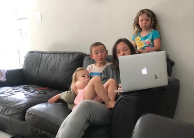 Living in PJs and probably watching Peppa Pig